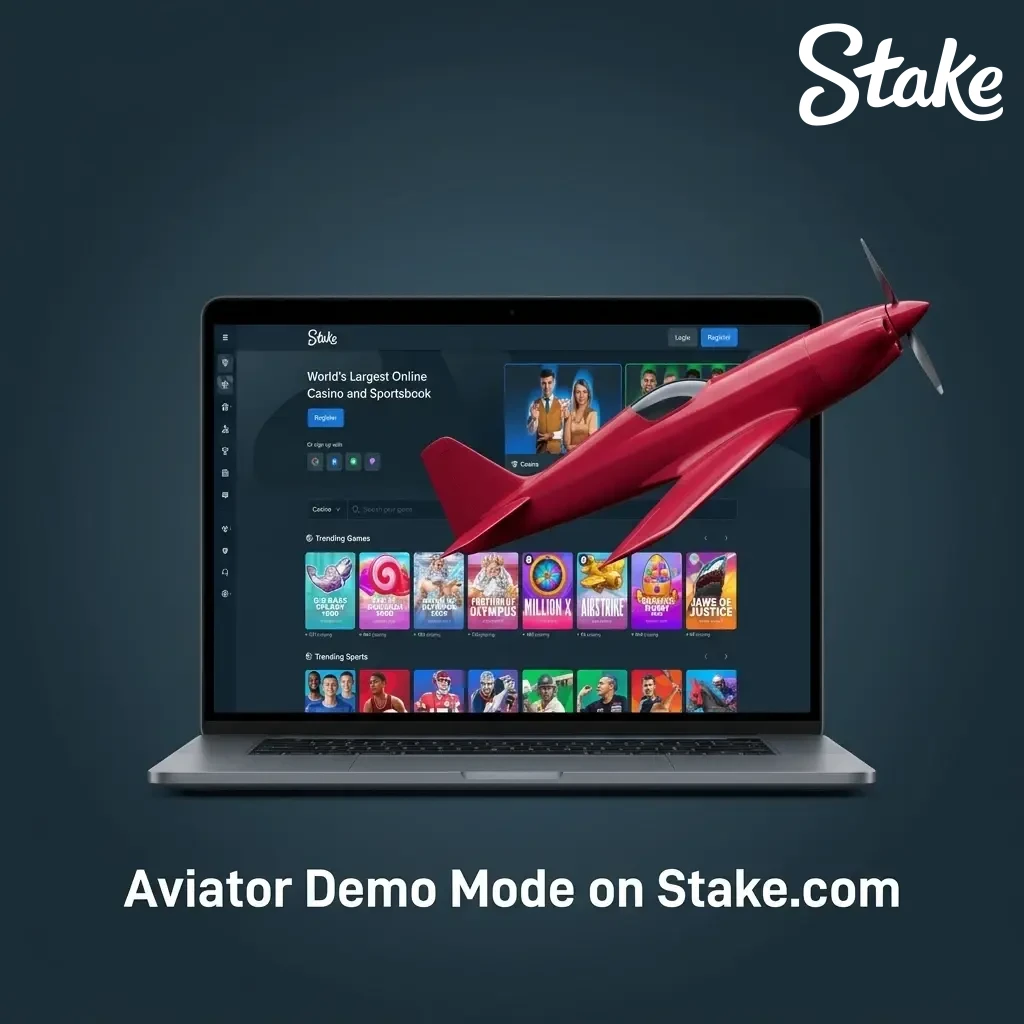 Stake.com Aviator demo mode interface for risk-free strategy testing and learning with virtual INR.