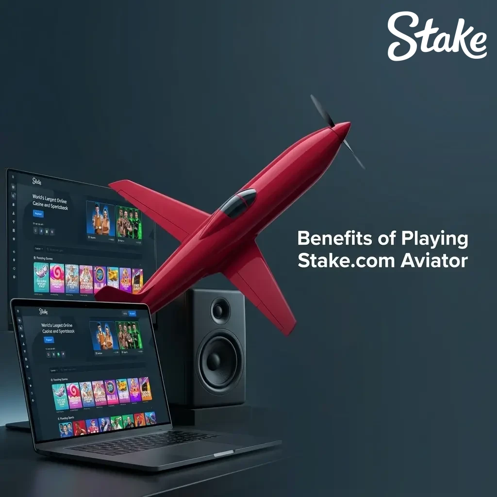 Key benefits of the Stake.com Aviator game, including instant payouts, provably fair results, and dual betting.