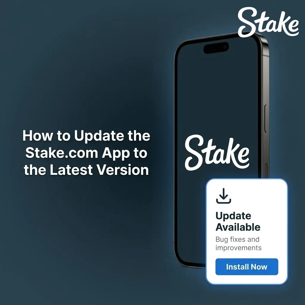 How the Stake.com progressive web app automatically updates to the latest version.