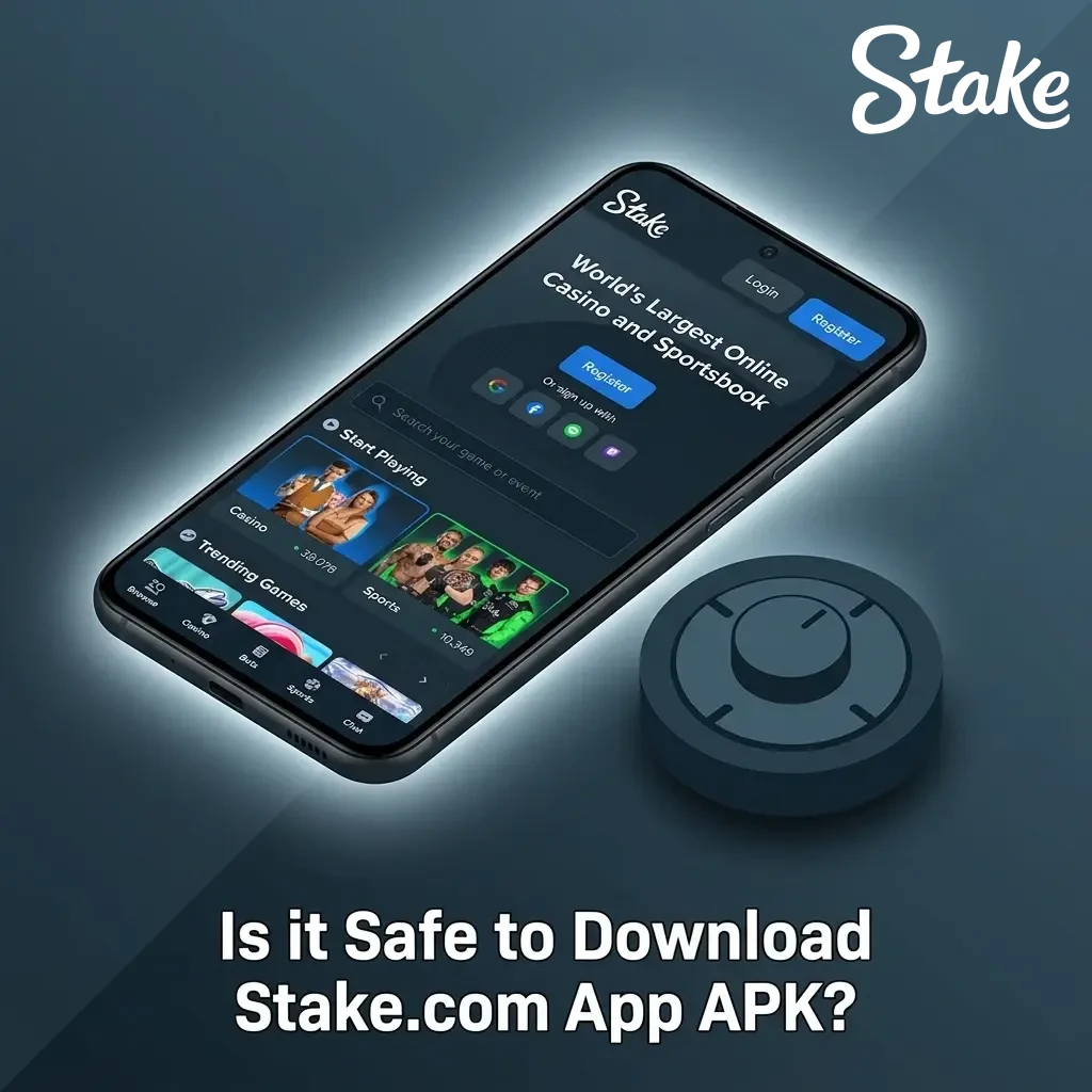 Safe and secure Stake.com app APK download protected by SSL encryption and official licensing.