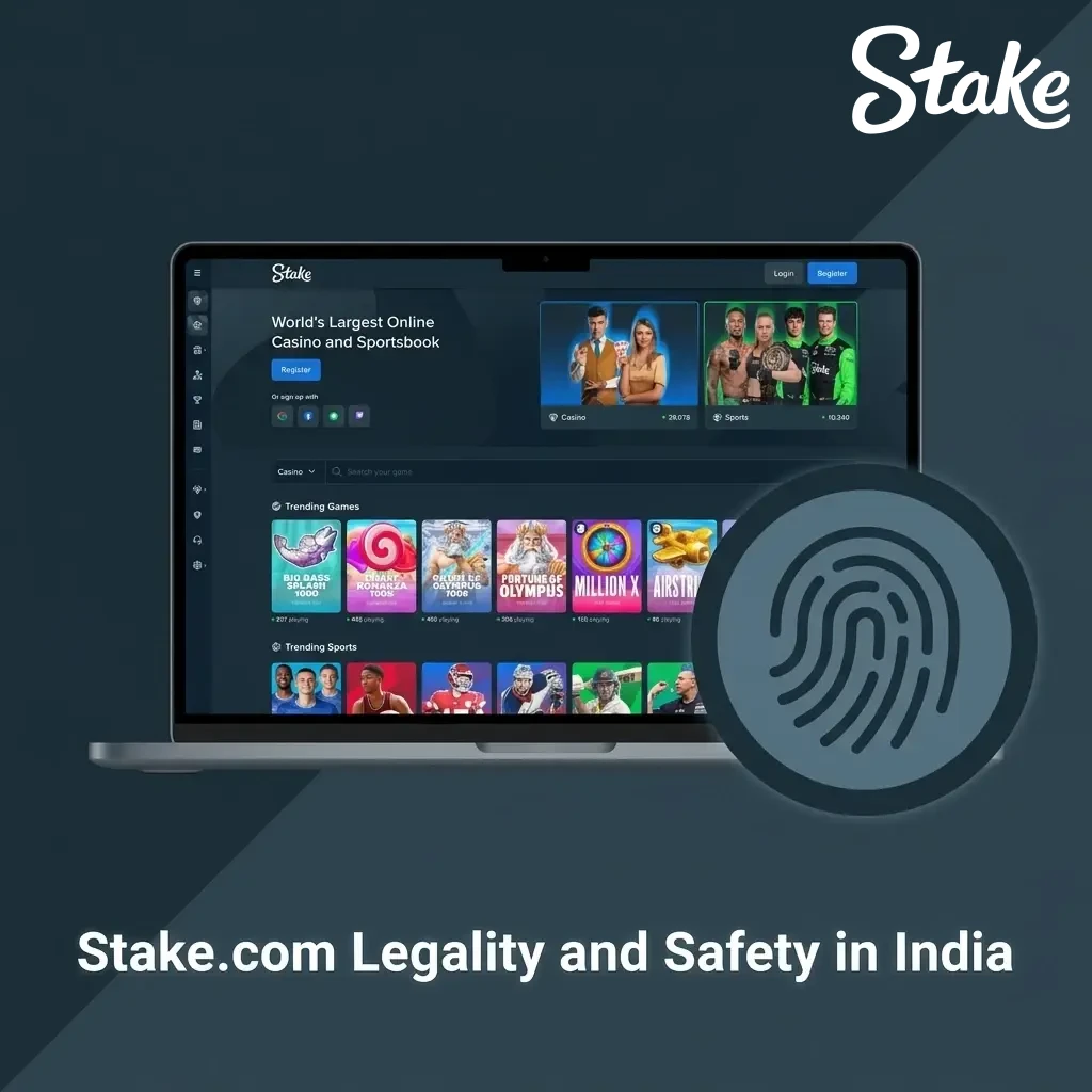 Stake.com legality and safety in India as a secure offshore gaming platform with a Curacao licence and strict privacy.