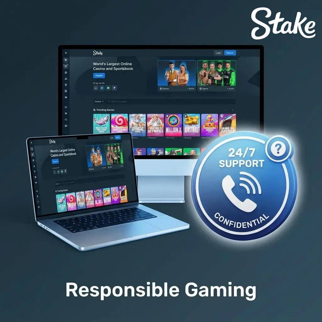Responsible gaming tools including self-exclusion, deposit limits, time tracking, and budget management for safe play.