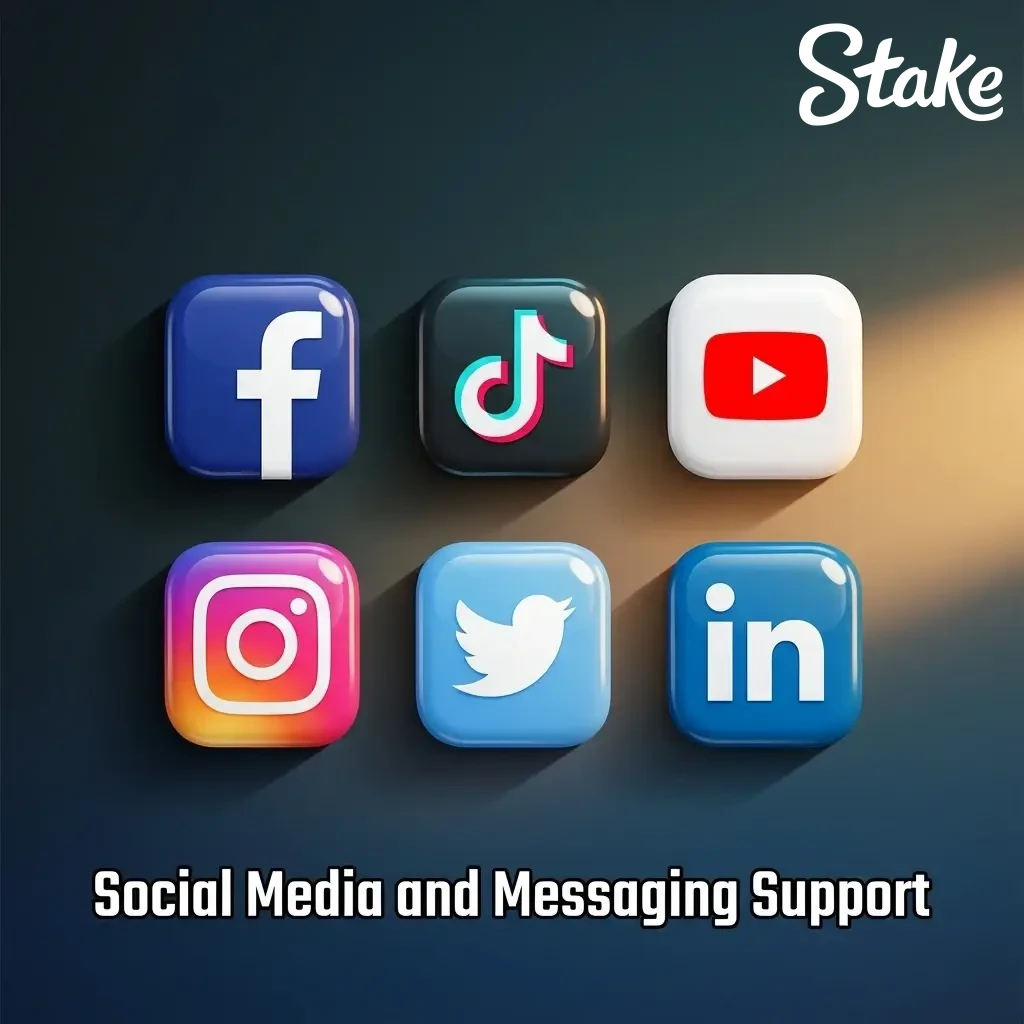 Social media and messaging support via official Telegram and WhatsApp channels for quick customer assistance.