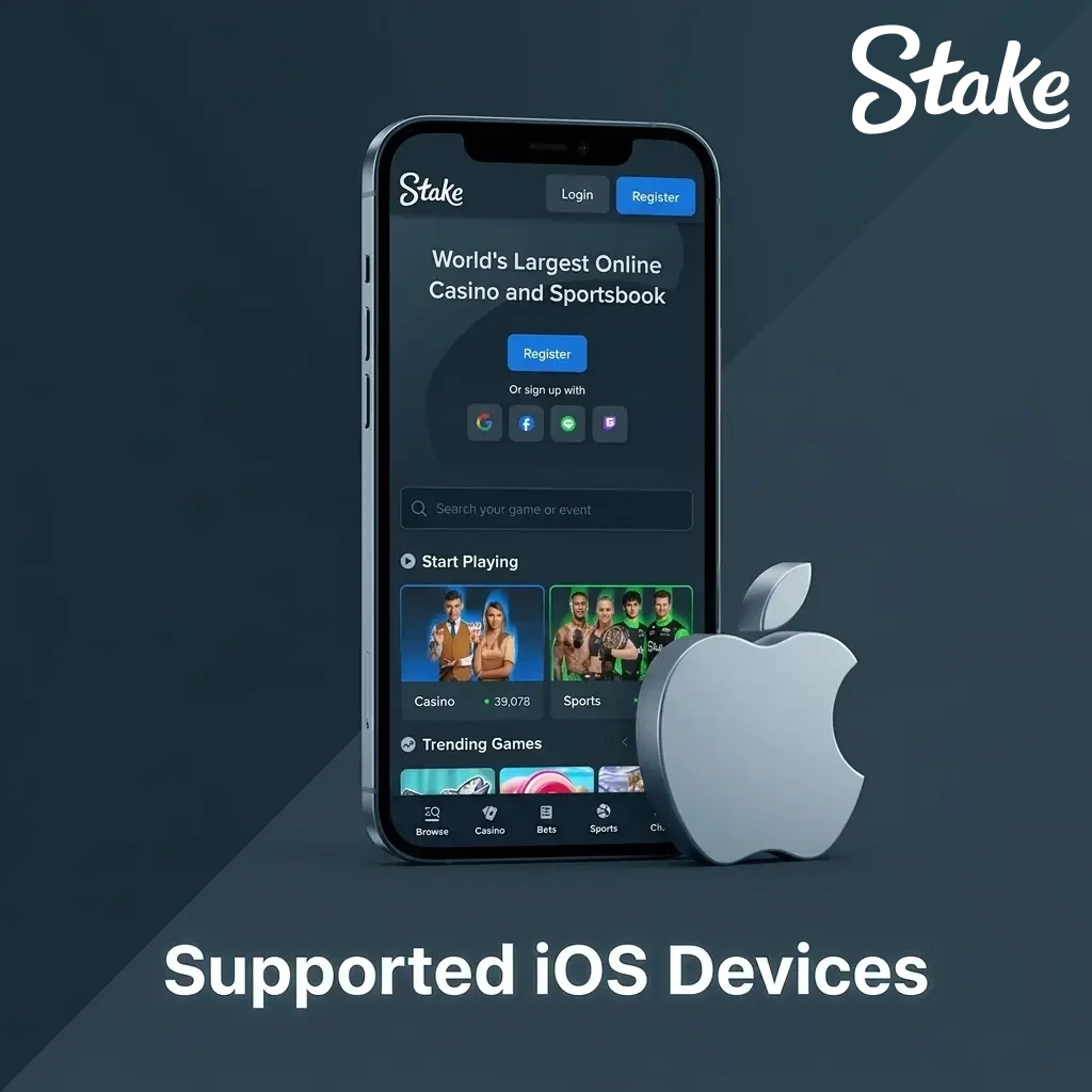 Supported Apple iOS devices including iPhone and iPad models for platform access.