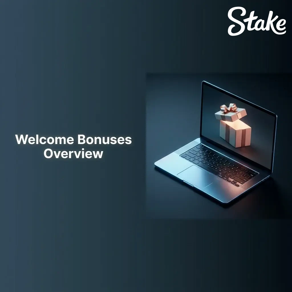 Stake.com welcome bonuses table showing 200% up to 100,000 INR for sports and casino with a 500 INR minimum deposit